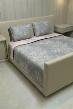 روتختی دونفره پنبه دوزی با پارچه ضد حساسیت مدل لبخند شکوفه - Image 2
