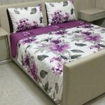 روتختی دونفره پنبه دوزی طرح بنفشه زار